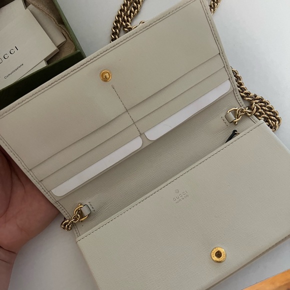 AUTHENTIC BRAND NEW GUCCI WALLET PURSE WITH CHAIN - Picture 3 of 5